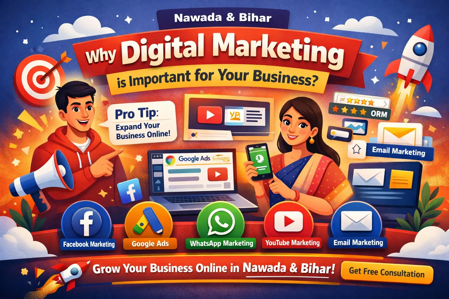 Digital Marketing Service in Nawada, Bihar